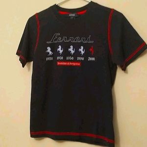 Ferrari shirt Evolution of the symbol